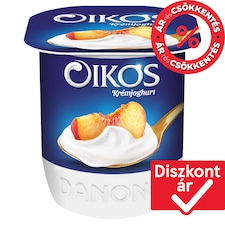 Danone Oikos élőflórás őszibarackos krémjoghurt 125 g