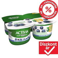 Danone Activia élőflórás áfonyás-feketeribizlis joghurt 4 x 120 g (480 g)