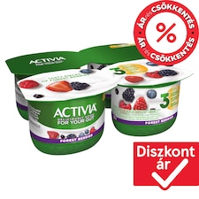 Danone Activia élőflórás vegyes gyümölcsös joghurt 4 x 120 g (480 g)