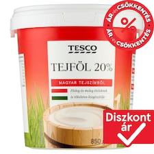 tejföl 20% 850 g