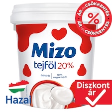 Mizo tejföl 20% 800 g