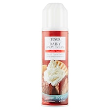 UHT vaníliaízű, cukrozott, félzsíros tejszín spray 250 g