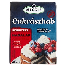 Meggle Cukrászhab UHT édesített habalap 200 ml