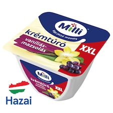 Milli XXL vaníliás-mazsolás krémtúró 150 g