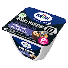 Milli High Protein áfonyás muffin ízű krémtúró 150 g