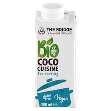 The Bridge UHT gluténmentes bio kókusz főzőtejszín 200 ml
