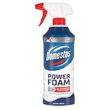 Domestos Power Foam Arctic Fresh WC és fürdőszoba tisztító és fertőtlenítő hab 435 ml