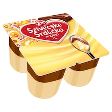 Zott Szívecske vaníliaízű puding kakaós öntettel 4 x 125 g