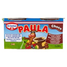 Dr. Oetker Paula csokoládéízű puding vaníliaízű foltokkal 2 x 100 g (200 g)