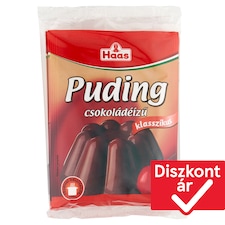 Haas klasszikus csokoládéízű pudingpor 3 x 44 g