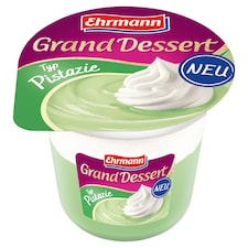 Ehrmann Grand Dessert pisztácia ízű desszert tejszínhabbal 190 g