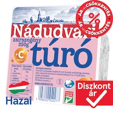 Nádudvari zsírszegény túró 250 g