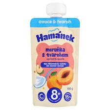 Hamánek alma, sárgabarackkal és túróval bébiétel 8 hónapos kortól 100 g
