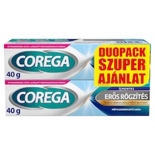 Corega Erős Rögzítés ízmentes műfogsorrögzítő krém 40 g