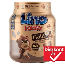 Lino Lada Gold mogyorós kenhető krém mogyoródarabkákkal 350 g