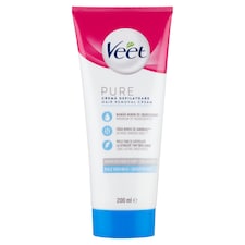 Veet Pure szőrtelenítő krém lábra és testre, érzékeny bőrre 200 ml