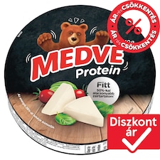 Medve Protein, fitt natúr kenhető, félzsíros ömlesztett sajt 8 x 17,5 g (140 g)
