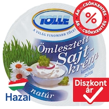 Tolle natúr kenhető zsíros ömlesztett sajtkrém 125 g