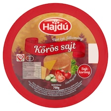 Hajdú Kőrös füst ízű, félzsíros, félkemény sajtkorong 700 g