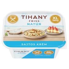 Tihany Friss natúr XL sajtos krém 280 g