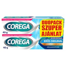 Corega Erős Original enyhén mentolos műfogsorrögzítő krém 40 g