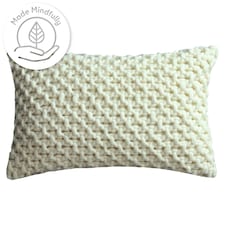 F&F Home krém kötött párna 30 cm x 50 cm