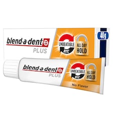 Blend-a-dent Plus Unbeatable Bite Műfogsorrögzítő Krém Teljes és Részleges Műfogsorokhoz, 40 ml