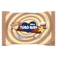 Mizo Túró Rudi vaníliás-kávés túródesszert tejcsokoládé bevonattal 5 x 45 g (225 g)