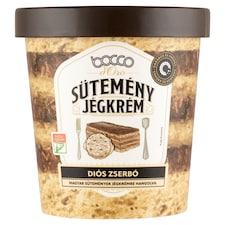 Bocco d'Oro Sütemény Jégkrém zserbó ízű jégkrém diós-kekszes szósszal, étcsokoládés krémmel 475 ml