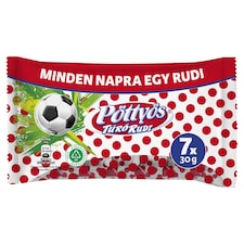 Pöttyös Túró Rudi natúr túródesszert kakaós étbevonóval 7 x 30 g (210 g)