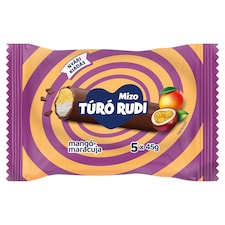 Mizo Túró Rudi mangós-maracujás túródesszert kakaós bevonattal 5 x 45 g (225 g)