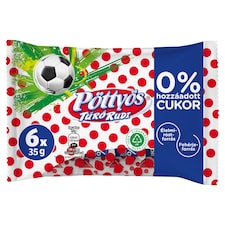 Pöttyös Túró Rudi natúr túródesszert kakaós étbevonattal, édesítőszerekkel 6 x 35 g (210 g)