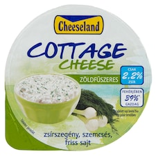 Cheeseland zöldfűszeres, zsírszegény cottage cheese 150 g