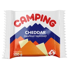 Camping cheddar ízesítésű lapkasajt 100 g