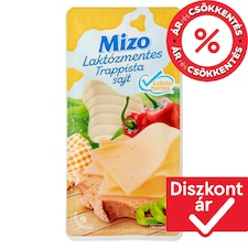 Mizo szeletelt laktózmentes trappista sajt 100 g
