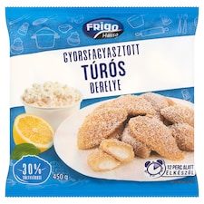 Frigo-Hasso gyorsfagyasztott túrós derelye 450 g