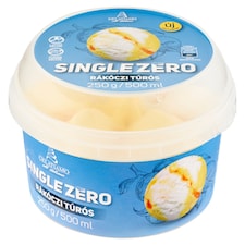 Gelatiamo Single Zero laktózmentes Rákóczi Túrós jégkrém édesítőszerekkel 500 ml
