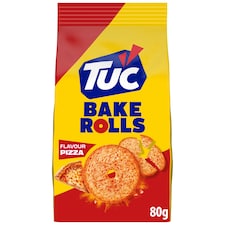 Tuc Bake Rolls pizzaízű kétszersült 80 g