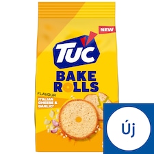 TUC BAKE ROLLS GARLIC PARMESAN KÉTSZERSÜLT 80 g