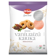 Urban LoveFree vaníliás karika 160 g