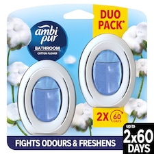 Ambi Pur Fürdőszobai Légfrissítő - Folyamatos Szagsemlegesítés És Szagmegelőzés Cotton Fresh 2 X