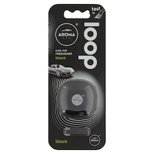 Aroma Car Loop Gel Black autós légfrissítő