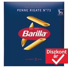 Barilla Penne Rigate apró durum száraztészta 1 kg