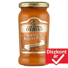 Filippo Berio ricottás paradicsomos pesto paradicsomos fűszerszósz 190 g