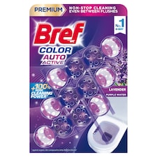 Bref Color Auto Active Lavender WC-frissítő 3 x 50 g