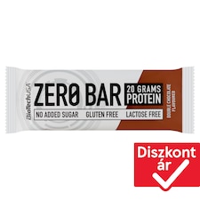 BioTechUSA Zero Bar dupla csokoládé ízű fehérjeszelet édesítőszerekkel 50 g