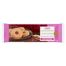 Linzer Virágok gyümölcsös töltelékkel édes apró sütemény 150 g