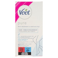 Veet Pure hideggyanta szalagok lábra és testre, érzékeny bőrre 40 db