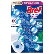 Bref Color Auto Active Eucalyptus & Chlorine WC-frissítő 4 x 50 g