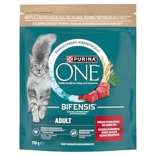 Purina One Bifensis marhában és búzában gazdag teljes értékű eledel felnőtt macskáknak 750 g